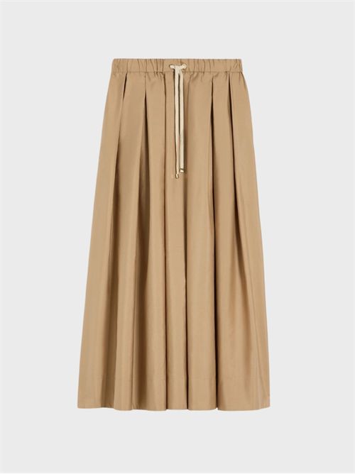 Long A-line skirt in cotton poplin S' MAX MARA | 2619101043600022